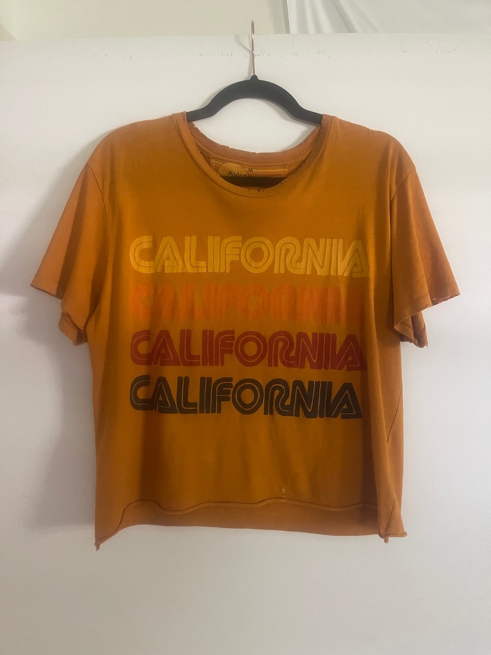 Aviator Nation Women's 'California' Graphic Tee - Rust
